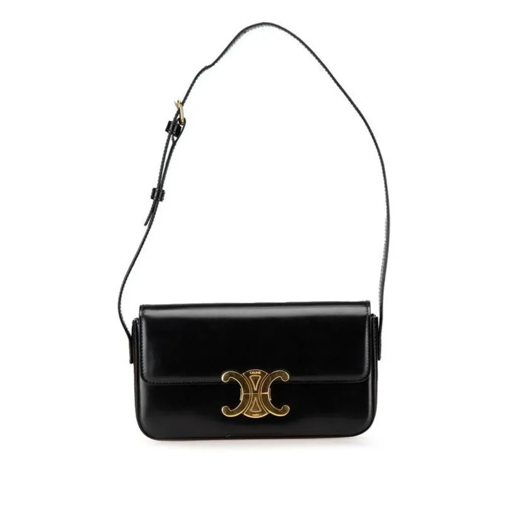 Celine Triomphe Shiny Calfskin 2way Bag